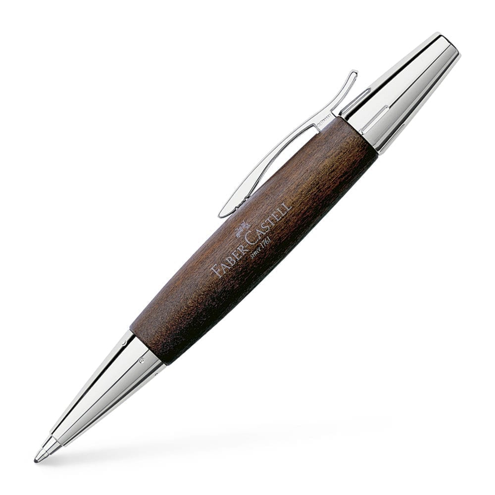 FABER CASTELL E-Motion in legno di pero marrone scuro Penna a Sfera - Style  Of Zug