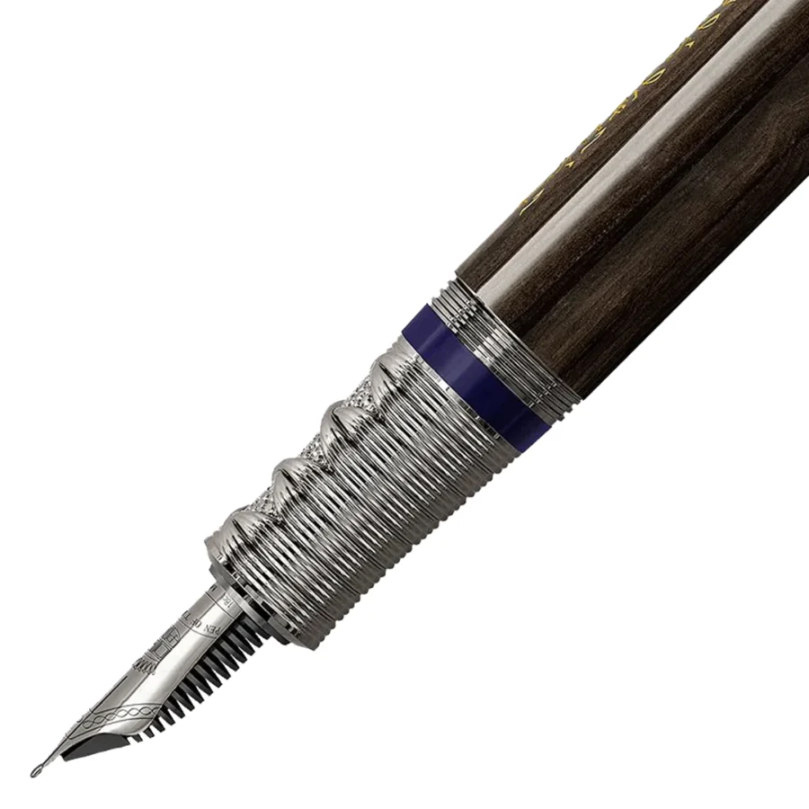 Graf von Faber-Castell Pen Of The Year 2019 Samurai Ruthenium Magnolia Fountain Pen